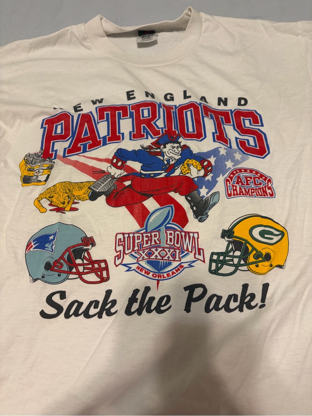 NFL New England Patriots White Super Bowl Graphic Tee - Picture 2 of 6